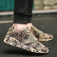 Autumn and Winter Camouflage Sports Casual Shoes Couple Shoes Running Shoes