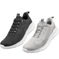 FREETIE 39 to 44 Plus Size Mens Sports Shoes Light Breathable Knitting City Running Sneaker for Outdoor Sports