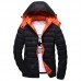 Men Warm Cotton Jacket Parka Slim Collar Korean Fashion for Autumn Winter