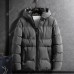 Winter Leisure Men's Warm Thick Hooded Coat Padded Jacket