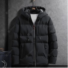 Winter Leisure Men's Warm Thick Hooded Coat Padded Jacket