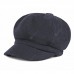 Autumn And Winter Women's Wool Hat  Fashion Solid Color Duck Tongue Octacha Cap Men's Painter Hat Universal Tide