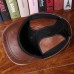 Factory Haining Leather Hat Autumn And Winter Men's Landscaping Flat Duck Tongue Warm Sand
