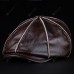 Haining Leather Cap Head Leather Berret Men's Eight Cap Winter Warm Octagon Hat Ear Hat