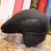 Haining Skin Hat Winter Warm Plus Velvet Sheep Pile Beret Men's Ear Tongue Front Cap