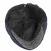 Hat Male Autumn And Winter Bener Hat Men's British Retro Front Cap Knit Duck Tongue Hat Female Korean Version Tide