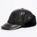 Skin Hat Sheep Leather Leather Winter Warm Ears Small Winter Hat Lei Feng Cap Old Hat Men's Cap