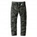 Autumn Washed Cotton Casual Pants Male Sports Trousers Camouflage Overalls Multi-pocket Straight