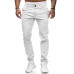 Casual Trousers Men's European and American Style Slim Solid Color Pants