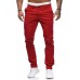 Casual Trousers Men's European and American Style Slim Solid Color Pants