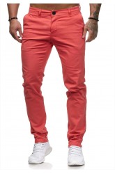 Casual Trousers Men's European and American Style Slim Solid Color Pants