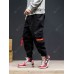 DSA088-K18445 Spring Autumn Decoration Men Trousers Pocket Casual Trousers Tooling