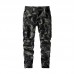 Fall Men's Casual Camouflage Pants Washed Cotton Pants Large Size Multi-pocket Overalls Male Sports