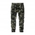 Fall Men's Casual Camouflage Pants Washed Cotton Pants Large Size Multi-pocket Overalls Male Sports