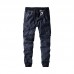 Men's Casual Pants AutumnThick Overalls Male Slacks Casual Pants Loose Cotton Trousers