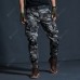 Men's Causal Pants Camouflage Jogging Tooling Machine Can Multi-pocket Beam Legs Tide Men's Small Foot Casual Pants