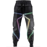 Men's Fitness Trousers Autumn and Winter Anti-glossy Feet Running Sports Casual Workshop Male Pants