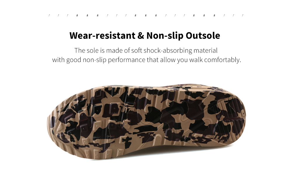 Autumn And Winter Camouflage Sports Casual Shoe Sole