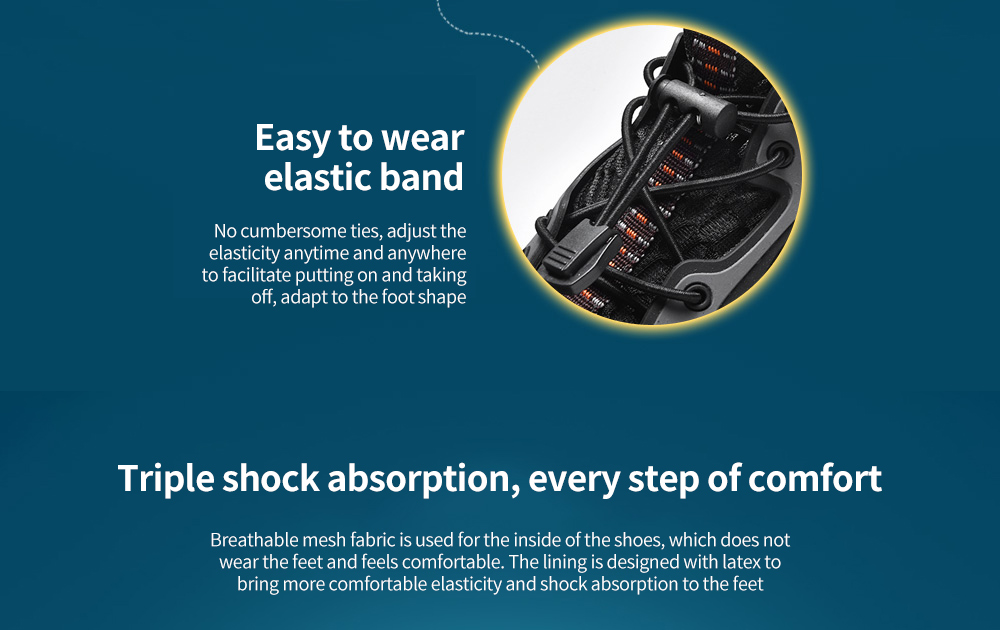 Men Hiking Shoes Convenient elastic band